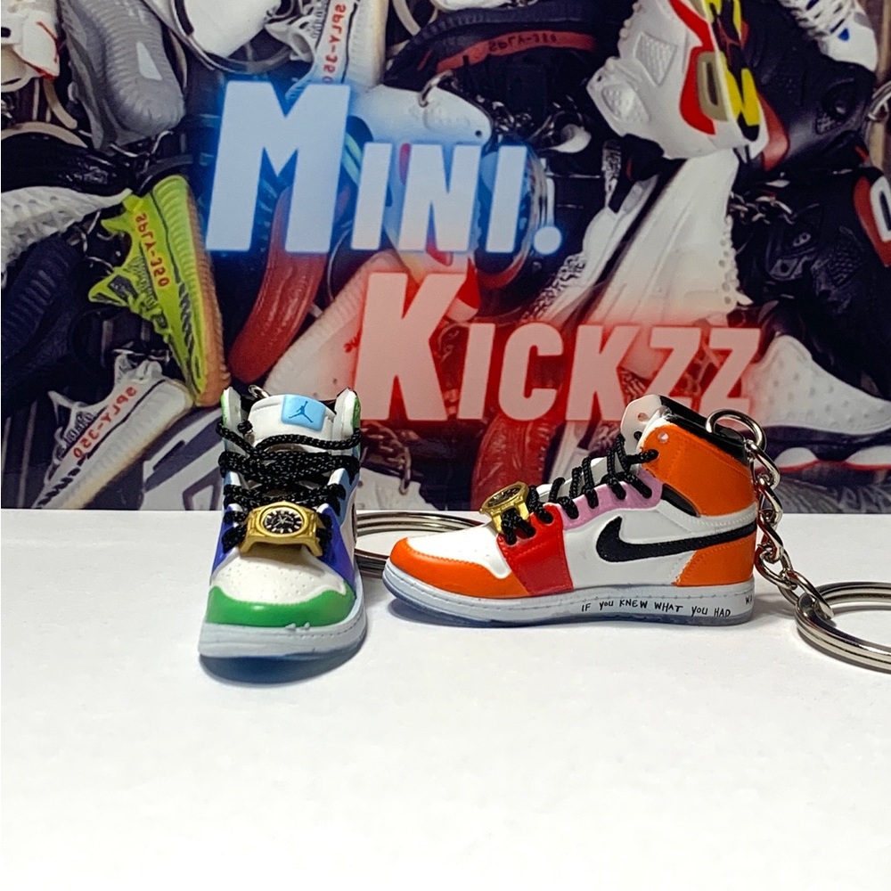 Mini Sneakers Jordan 1 Mid Multi Color